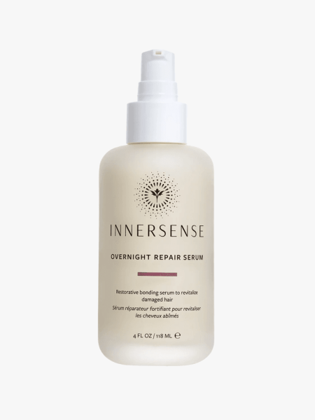 Innersense Organic Beauty Overnight Repair Serum in branded component on a light gray background