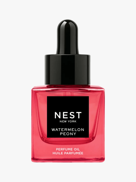 Nest New York Watermelon Peony Perfume Oil in branded component on a light gray background