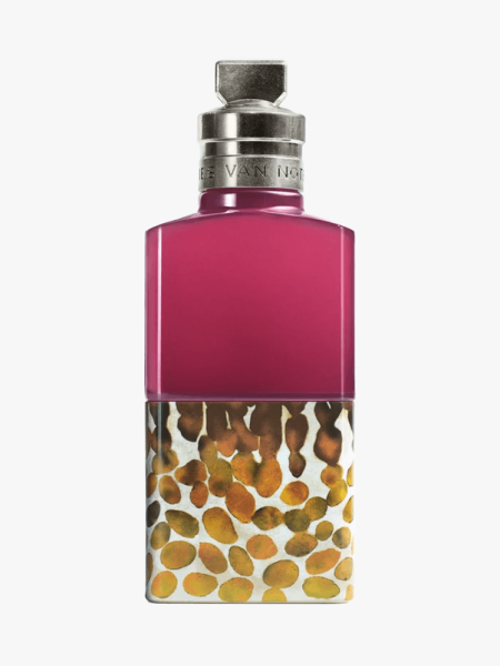 Dries Van Noten Velvet Violet in branded component on a light gray background
