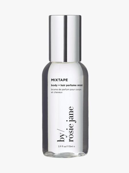 By Rosie Jane Body & Hair Perfume Mist in branded component on a light gray background